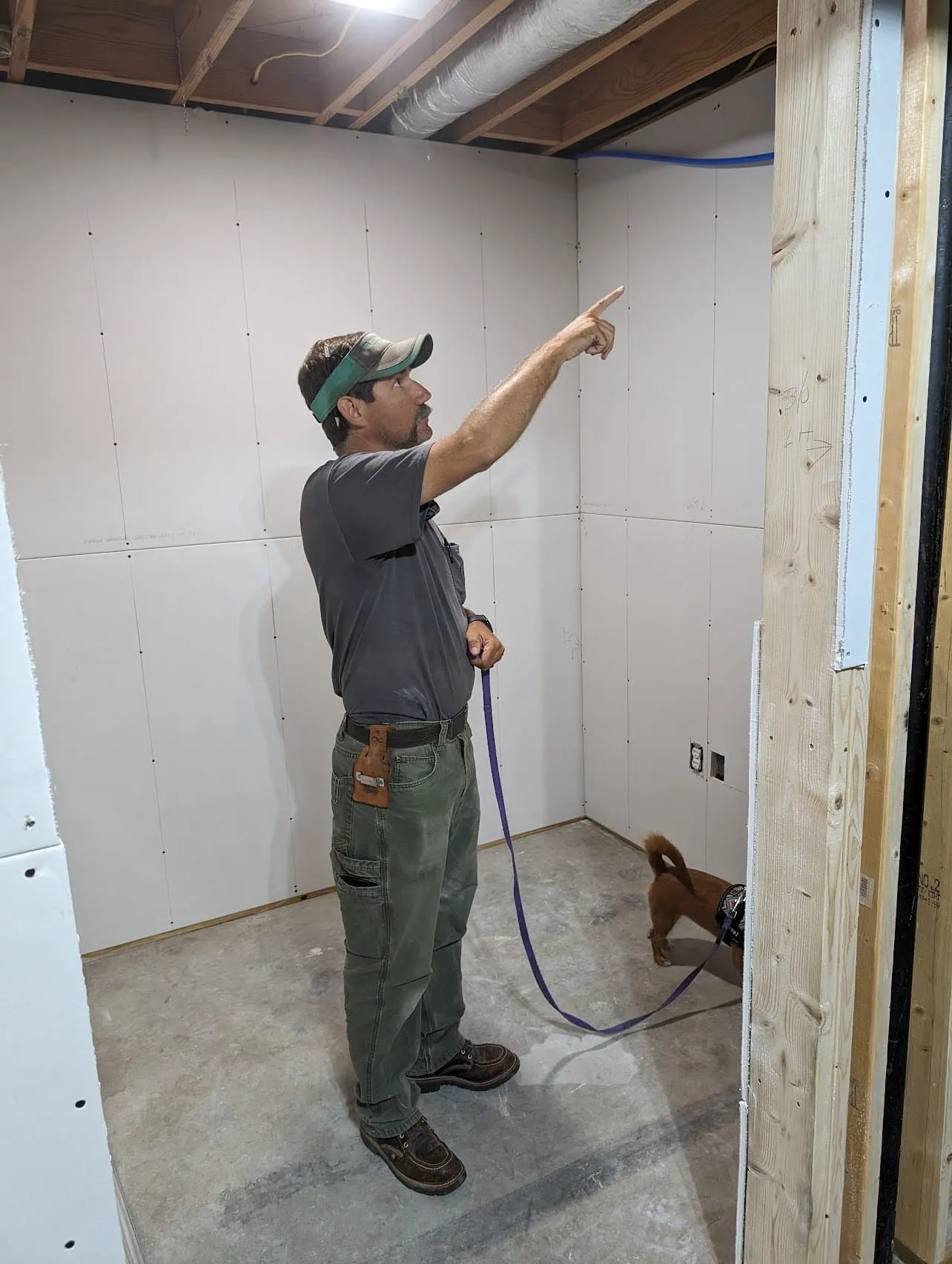 Adam at construction